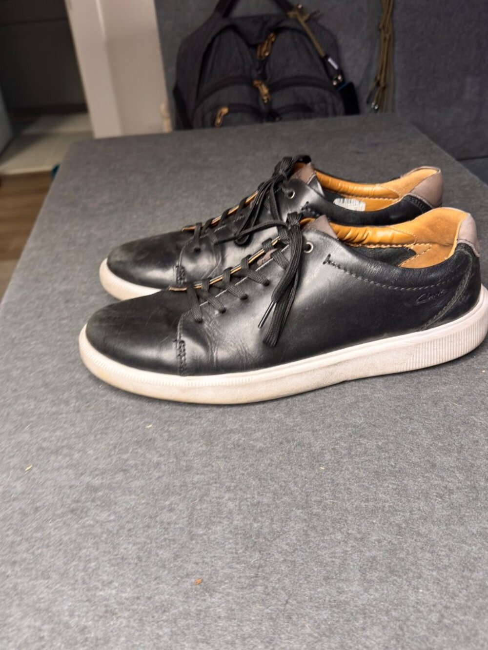 Clarks Extreme Comfort Black Leather Casual Dress Shoes - Men's 10M
